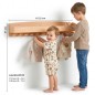 Preview: Montessori Garderobe - Größenvergleich Kinder